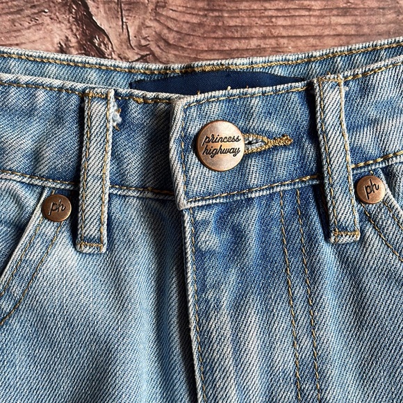 PRINCESS HIGHWAY | Faded wash denim mini skirt - Picture 5 of 9